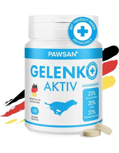 PAWSAN® Gelenktabletten Hund, HOCHDOSIERT 100er