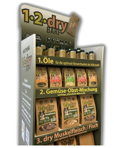 1-2-dry Trockenbarf Gemüsemischungen 75g
