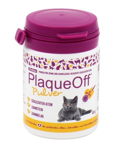 PlaqueOff für Katzen 40g	1 St.	11,52	17,15