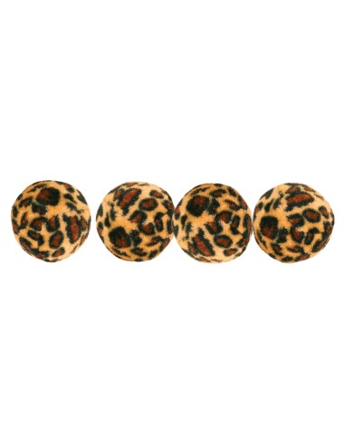 Set Spielbälle mit Leopardenmuster