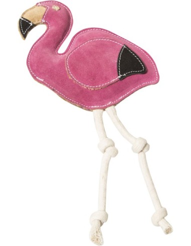 NufNuf Lederspaß Flamingo Spielzeug