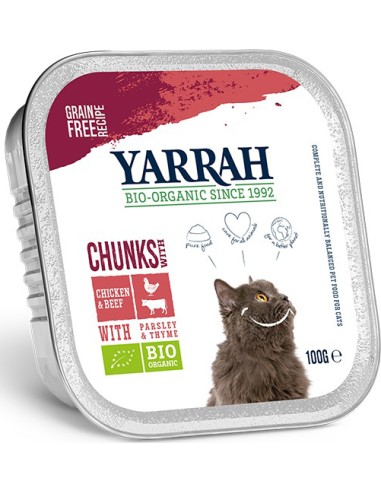 Yarrah Cat Chunk & Pate, versch. Sorten 100gS