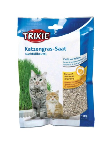 Katzengras, Nachfüllbeutel für Katzengrasschale, Beutel/ca. 100g