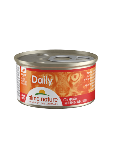 Almo Nature Cat Daily Würfel Rind 85gD