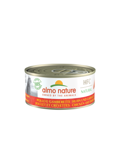 Almo Nature Cat Huhn+Garnelen 150gD