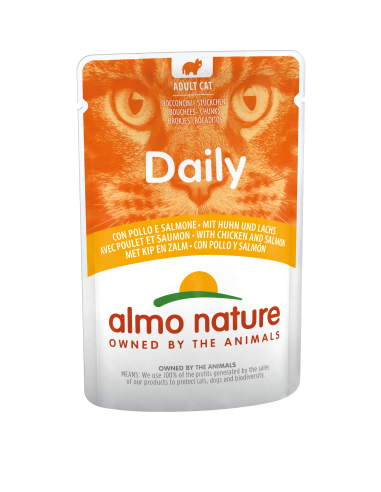 Almo Nature Cat Daily Huhn-Lachs 70gP