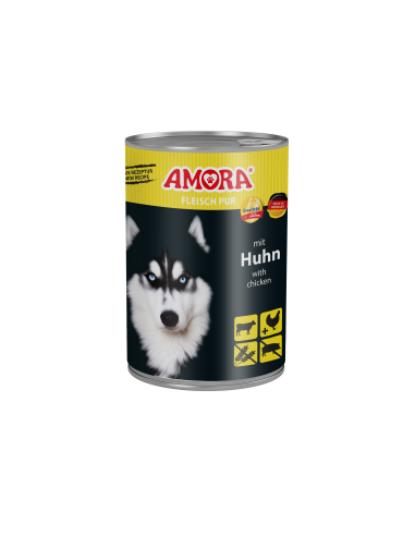 AMORA Dog Fleisch Pur Adult Huhn 400gD