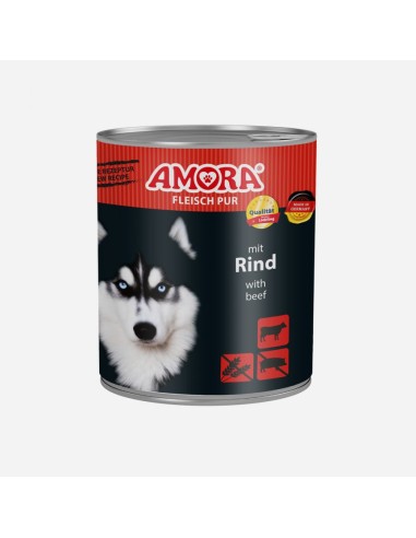 AMORA Dog Pur Rind 800gD