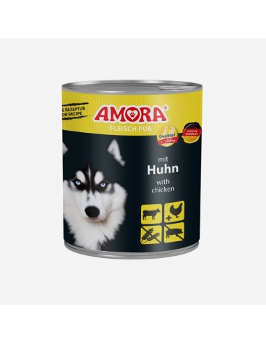 AMORA Dog Pur Huhn 800gD