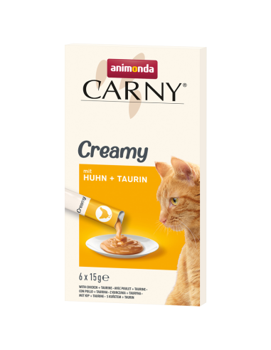 Carny Creamy Adult Huhn Taurin 6x15g