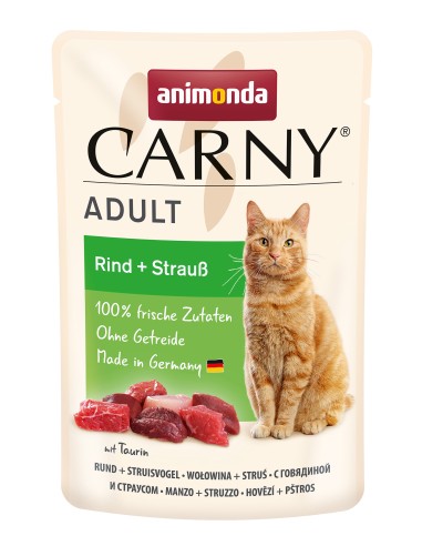 Carny Adult Rind+Strau√ü 85gP