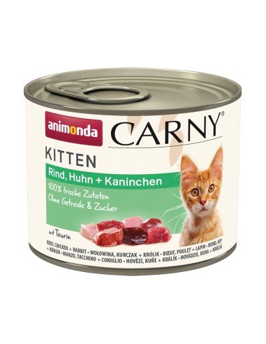 Carny Kitten Rind+Huhn+Kan 200gD