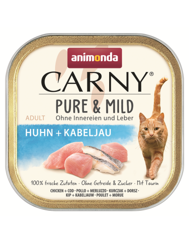 Animonda Carny Pure & Mild Huhn + Kabeljau 100g