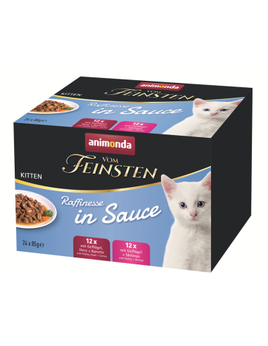 Animonda Vom Feinsten Raffinesse in Sauce Kitten Mixpack 24x85g