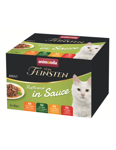 Animonda Vom Feinsten Raffinesse in Sauce Mixpack 24x85g