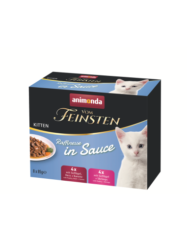 Animonda Vom Feinsten Raffinesse in Sauce Kitten Mixpack 8x85g