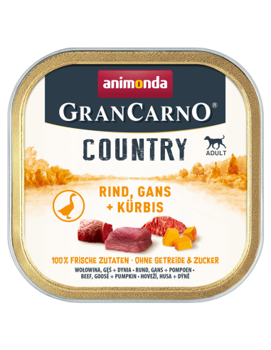 GranCarno Country Adult Rind Gans + Kürbis 150gS