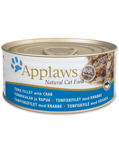 Applaws Cat Thunfischfilet & Krabbe 70gD