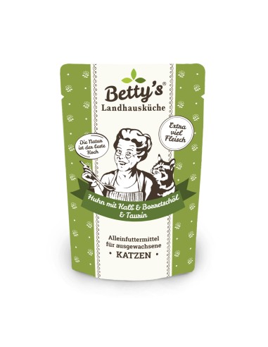 Betty's Katze Huhn & Kalb Borretschöl 100gP