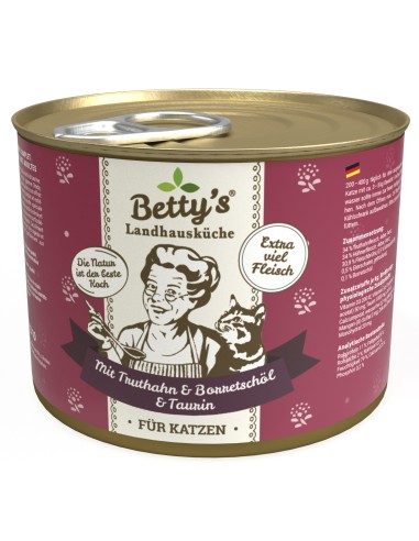 Betty's Katze Truthahn und Borretschöl 200gD