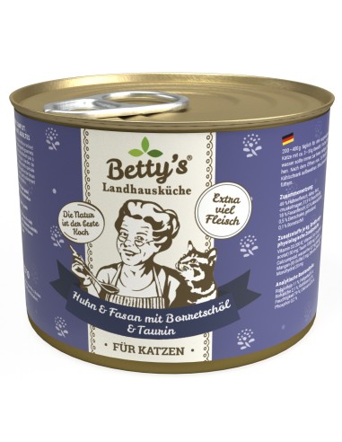 Betty's Katze Huhn & Fasan Borretschöl 200gD