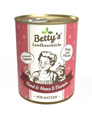 Betty's Katze Rind & Herz 400gD