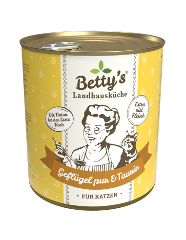 Bettys LHK Cat Dose Geflügel pur 800gD