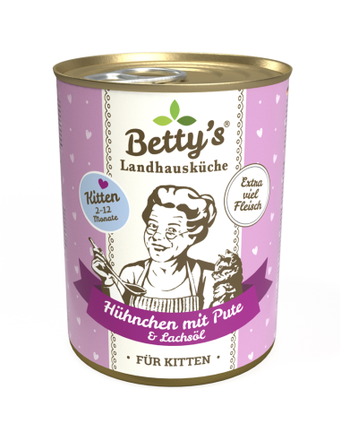 Bettys LHK Cat Dose Kitten Huhn & Pute 400gD