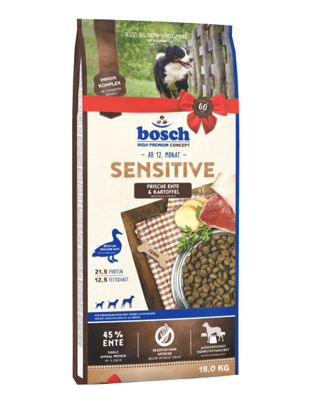 Bosch Sensi Ente+Kartof 15kg