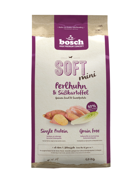 Bosch Soft Mini PerlHuhn+Kart 1kg