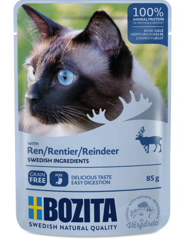 Bozita Cat Happen in Gelee Rentier 85gP