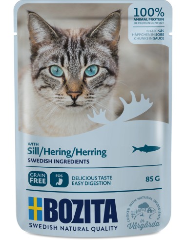 Bozita Cat Häppchen in Sauce Hering 85gP