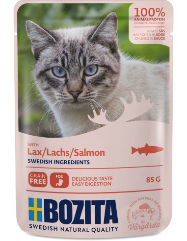 Bozita Cat Häppchen in Sauce Lachs 85gP