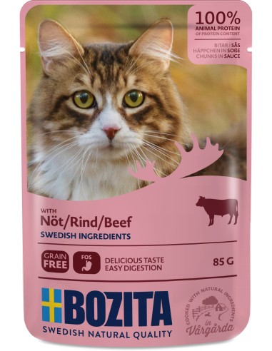Bozita Cat Häppchen in Sauce Rind 85gP