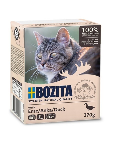 Bozita Cat Häppchen in Gelee Ente 370gT