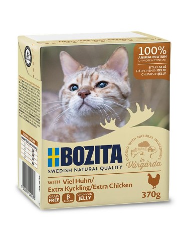 Bozita Cat Häppchen in Gelee Huhn 370gT