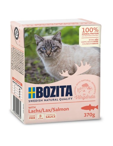 Bozita Cat Häppchen in Sauce Lachs 370gT