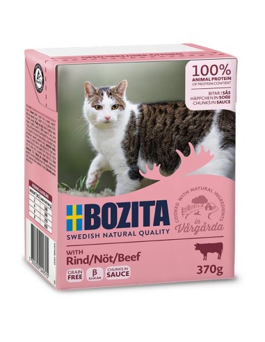 Bozita Cat Häppchen in Sauce Rind 370gT