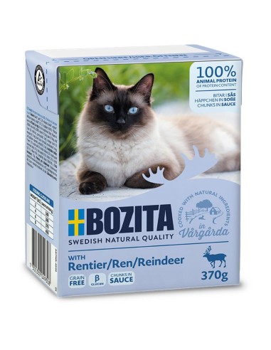 Bozita Cat Häppchen in Sauce Rentier 370gT