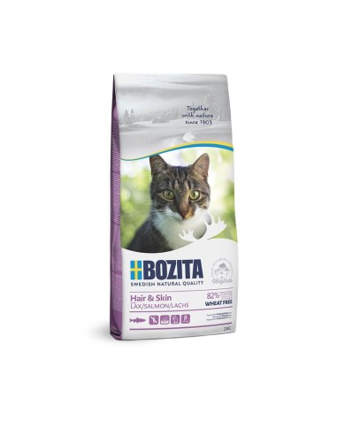 Bozita Cat Hair & Skin Wheat free Lachs 2kg