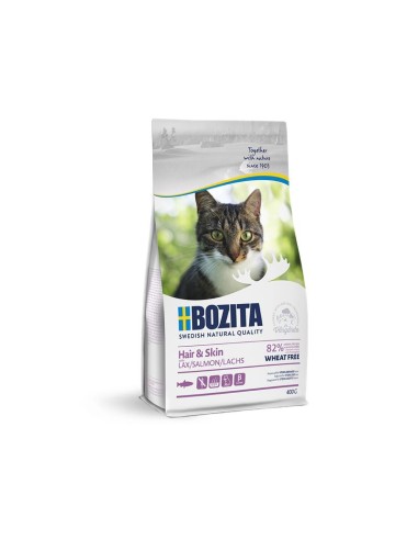 Bozita Cat Hair & Skin Wheat free Lachs 400g