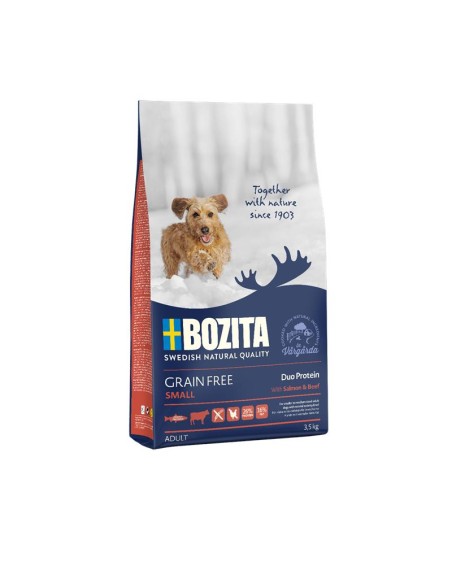 Bozita Grain free Lachs+Beef Sm 3,5kg