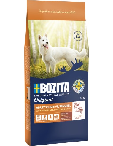 Bozita Dog Original Adult Sensitive Skin+Coat 12kg