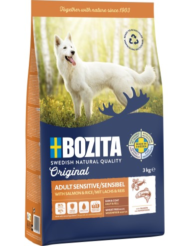 Bozita Dog Original Adult Sensitive Skin+Coat 3kg