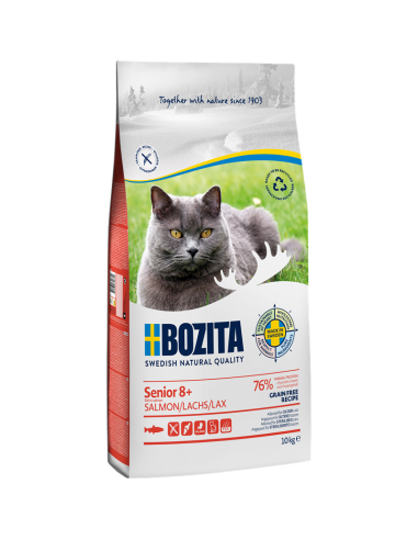 Bozita Cat Senior 8+ Grain free Lachson 10kg