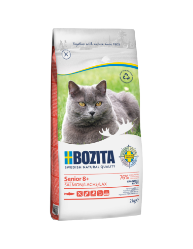 Bozita Cat Senior 8+ Grain free Lachson 2kg