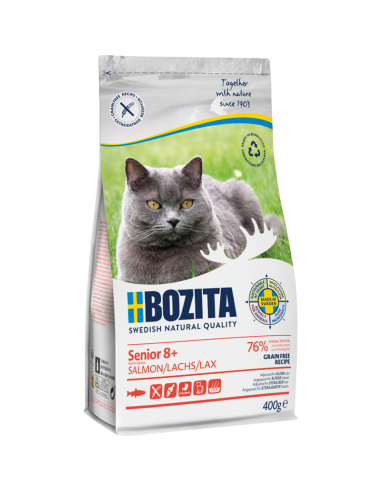 Bozita Cat Senior 8+ Grain free Lachson 400g