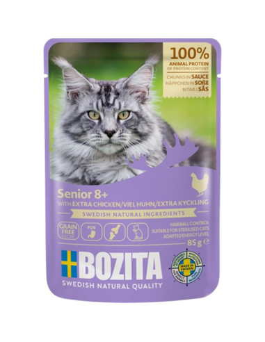 Bozita Cat Senior 8+ Extra Huhn in Sauce 85gP