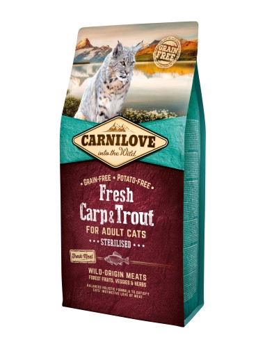 Carnilove Cat Fresh Carp+Trout 6kg