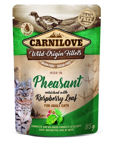 Carnilove Cat Pheasant+RaspbLea 85gP
